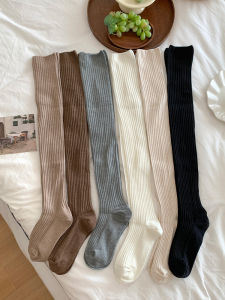 Knee-high Womens Long Tube Socks Spring Autumn Style INS Trendy Booties Japanese JK High Tube Boots Leg Shaping High Tube Socks