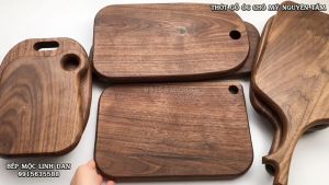 Thớt Gỗ Óc Chó Mỹ Nguyên Tấm Đẹp Sang Chảnh - Nhiều kiểu sáng kích cỡ tiện dụng