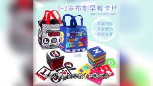 26pcs/set Baby Cloth Book Soft FlashCards with Cloth Storage Bag Graphic Alphabet Digital Cognition Toys Baby Educational Cards