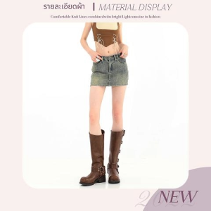 LHMonday  สินค้าขายดีพร้อมจัดส่งในไทย กระโปรงยีนส์สั้นแฟชั่น งานสวย ทรงดี แต่งสีสนิมดีเทลปัง เนื้อผ้าใส่สบายเข้ารูป แมทช์ชุดได้ง่าย ใครมองหากระโปรงราคาดีๆ แนะนำเลย