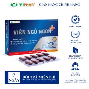 Viên Uống VIÊN NGỦ NGON Giúp An Thần Ngủ Ngon Ngủ Sâu Giấc Giảm Căng Thẳng Mệt Mỏi Suy Nhược Thần Kinh Hộp 30 Viên