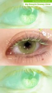 Softlens My Douyin Snowy Lime Natural Lens 14.5mm by Pinkin Minus & Normal