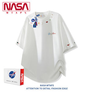 NASA WTAPS | Colorful Embroidery Short Sleeve T-shirt Loose and Versatile