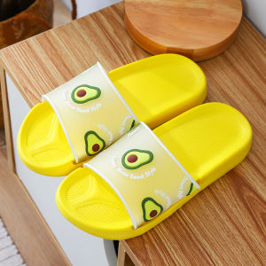 KHD Korean Style Womens Summer Indoor Home Travel Bath Slippers Anti-Slip Cool Lightweight PVC Material Flat Heel Sandals