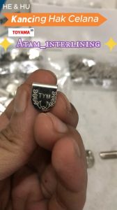 1 Box isi 2 Gross | Kancing Hak HE HU 2k 3k TOYAMA | Kancing Tanam | Kancing Ketok celana | Kancing Pengait Celana | Kancing Kait Rok | Hak HE | Hak HU | Hak Jahit Tanam | Kancing Kait Celana | Kancing Hak Getok
