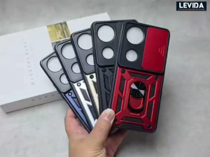 Vivo V50 Case Robot Ringstand Slide Kamera Vivo V50