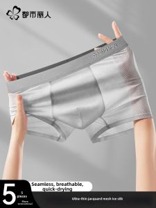COSMO LADY | Antibacterial Silk Breathable Mens Boxer Shorts