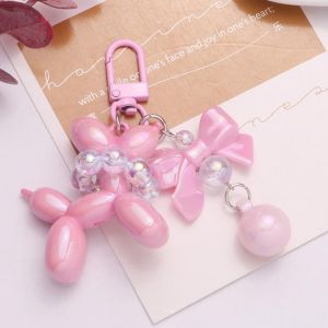 Gantungan Kunci Balon Anjing Jelly Fashion Lucu Liontin Keychain Tas Liontin Ponsel