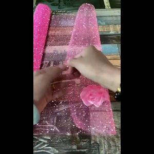 Package Handmade DIY Flower Paper Rose Snow Point Gauze Snow Dot Gauze Bouquet Packaging Material