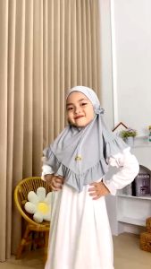 DESMONDA Kerudung Anak Sonia 3-6 th BY DESMONDA HIJAB / Hijab Anak Perempuan Polos Terlaris