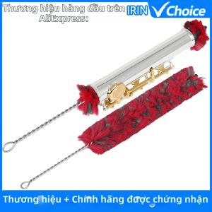 IRIN | Bàn Chải Làm Sạch Sáo Cho Kèn Saxophone Piccolo - Dụng Cụ Làm Sạch Nhạc Cụ Hơi Chuyên Dụng Có Thể Tái Sử Dụng Gấp Gọn Được Phụ Kiện Đa Năng Cho Nhiều Loại Nhạc Cụ Hơi