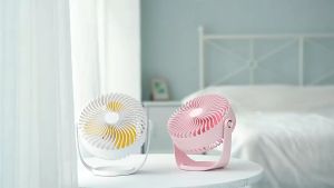 F12 Portable Mini USB Fan 360 Rotating Rechargable Silent Air Cooling Fan