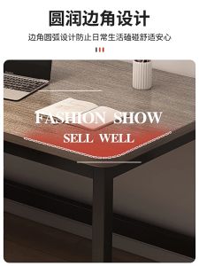 （Ready stock）Computer Desk Multipurpose Study Table with Thickened Bracket Shelf Sturdy Floor Standing Desk for Office Gaming Room Bedroom Meja 电脑桌 书桌