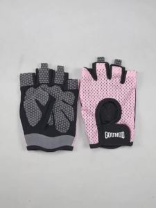 Sport Fingerless Power Gloves for Men And Women Anti-Slip Lightweight Palm Pad Breathable Design for Lifting Cycling Exercise