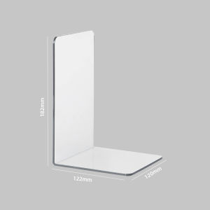 Màn Hình Đọc Sách Acrylic Màu Đen Mờ Đơn Giản Tối Giản L-Shaped Để Bàn Học Sáng Tạo Màn Hình Đọc Sách Chống Trượt