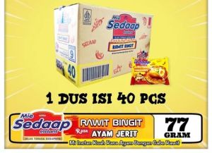 Mie Sedaap Ayam jerit 77 gr 1 Dus isi 40 Pcs