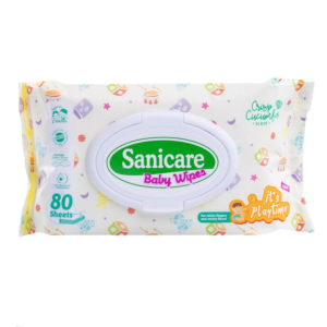 Sanicare Baby Wipes Its Playtime 80 Sheets