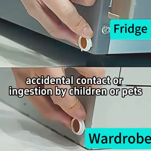 Hard Black Lizard ยาไล่จิ้งจกและตุ๊กแก กล่องกระดาษ 8 เม็ด ปราศจากน้ำหอม ใช้งานง่าย