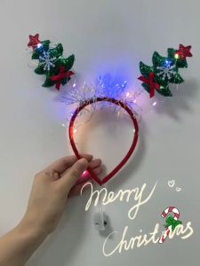 Christmas Headband Hairpin Christmas Snowman Elk Antlers Cute Headband Hairband Holiday Party Hair Accessories For Adult Kids Gift Xmas Party Decorations Props
