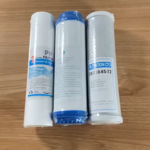 กรอง 99% QUANTIAN ไส้กรองคาร์บอนบล็อค CTO 10 กับระบบ RO/UV ทุก กำจัดคลอรีน สารเคมี กลิ่น ใช้ อายุการใช้งาน 6 เดือน