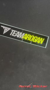 Stiker tim arogan sticker team arogan panjang