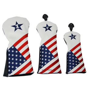 Dominant | Waterproof American Style National Flag Embroidery Golf Wood Club Cover