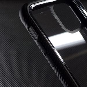 [Ready Stock] iPhone 11 12 13 14 Pro or Mini Pro Max PC+TPU Dual layer Military Shock Absorption 360 Transparent Case