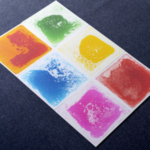 Kindergarten Color Liquid Sensory Crawling Mat Montessori Early Education Sensory Training Game Mat Kids Educational Toy Teaching Aids