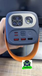 Sạc dự phòng 60000mAh 100w dung lượng cực lớn có đèn Pin sạc laptop Macbook camera điện thoại