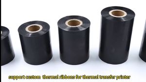 300m High Quality Wax Barcode Thermal Transfer Printer Ribbon