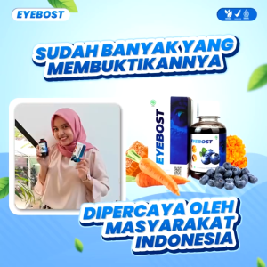 Eyebost Paket 2 Botol Vitamin Mata Obat Mata Minus Buram Katarak Berlemak