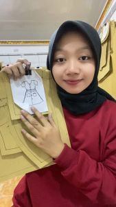 【COD】 Pola Dress Anak Perempuan Kancing Depan | Pola Baju Anak Perempuan | Pola Instan Dress | Pola Jiplak | Pola Jahitan Lengkap Firdaus Busana