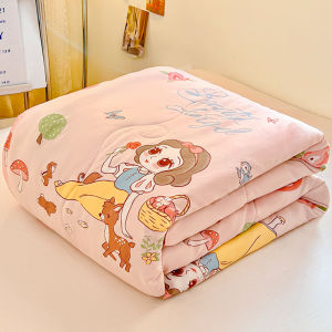 Washable Air Conditioned Light Weight Student Summer Quilt Durable Polyester Fiber Filled Single And Double Size Available