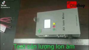 Máy lọc không khí khử mùi ion âm công suất cao 58 triệu ion âm