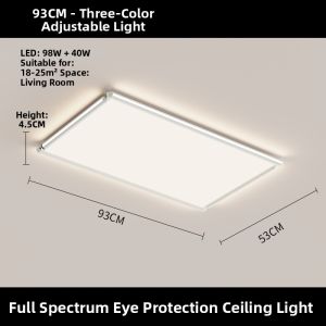 FANZHEN | Minimalist Rectangular Surface Mount Light Multi-directional Full Spectrum Eye-care