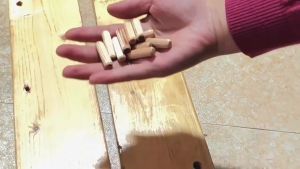 2000pcs Wooden Dowel Pins Round Fluted Wood Craft Pins Corrugated Wooden Dowel 8x30/8x40mm