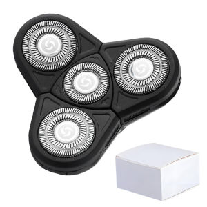 เปลี่ยนได้ 3D 4D 5D 6D 7D 8D 9D ลอยเครื่องโกนหนวดไฟฟ้าหัวอะไหล่จมูก Trimmer ผม Clipper และทําความสะอาดผิวหน้าหัวนวด