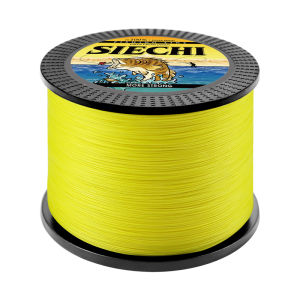 SIECHI Braided Line 4X 300m 500m 1000m 9 Colors Max Drag 80 LB Line Multifilament PE Line for Saltwater Sea Fishing Accessories