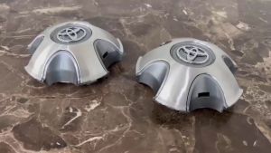 Logo chụp mâm ốp lazang bánh xe ô tô Toyota Land Cruiser TY-112 - Chất liệu nhựa ABS cao cấp