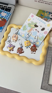 30Pcs Keychain Blind Box Toy Surprise Pendant Bag Kids Lucky Draw Mini Keychain Set Birthday Gift