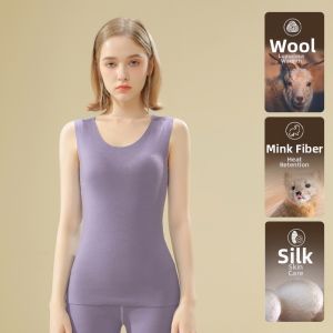 MiiOW | Seamless Mens Warm Underwear Tank Top Insulated