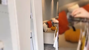 Bathroom Suction Cup Folding Clothes Rack Travel Portable Home Student Dormitory Drying Clothes Rack Folding Socks Rack