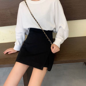 Korean Style Plain Color High Waist A Line Pant Skirt 韩风高腰A字裤裙 A Line Hakama