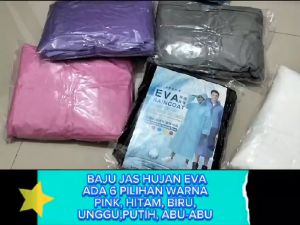 GFS Jas Hujan Eva Jas hujan Dewasa Pria Wanita Jas Hujan  Mantel Jas Hujan Dewasa ada 6 pilihan warna HARGA 1 PCS