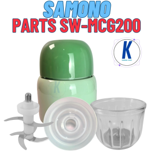 Samono Sparepart SW-MCG200 GREEN Mini Chopper Mesin Pisau Cup Tutup