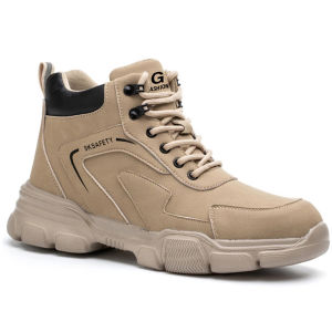 Fashionable Mens Safety Sneakers Mens Work Boots Impact Resistant Anti Piercing Lightweight Wear Resistant Mens Footwear