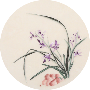 ซูโจวเริ่มต้น งานปัก ชุดทําด้วยมือ Diy วัสดุแพคเกจตัวเอง งานปัก โลตัสไม้ไผ่เงินสน สีม่วง