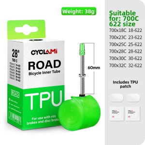 CYCLAMI | TPU Lightweight Anti-Puncture Bicycle Inner Tube 38g