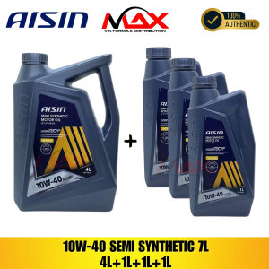 AISIN 7 Liters 10W-40 Semi Synthetic Change Oil Bundle