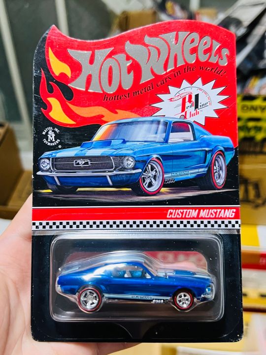 Hobby Store xe mô hình Hot Wheels RLC Exclusive Custom Mustang ( Full Card) | Lazada Việt Nam